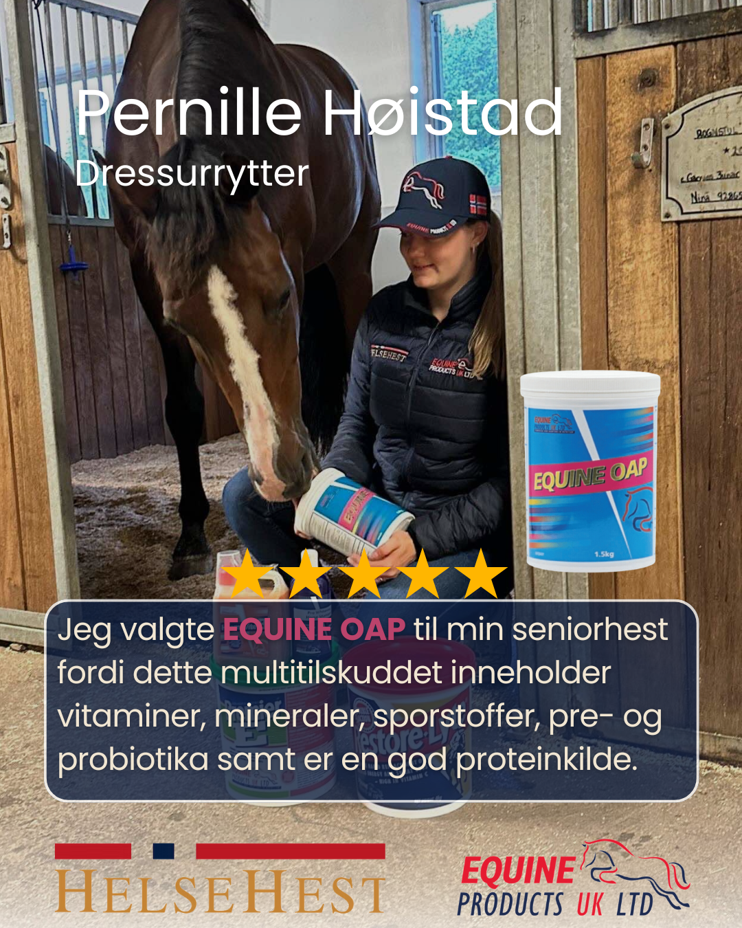 Alder er ingen hindring med EQUINE OAP