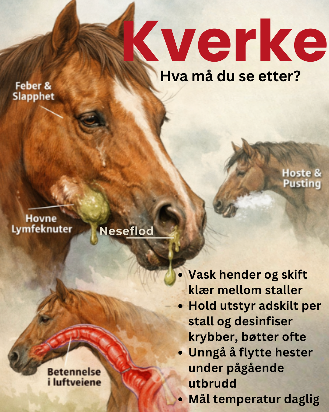 Kverke på Østlandet - hvordan stoppe smitten 