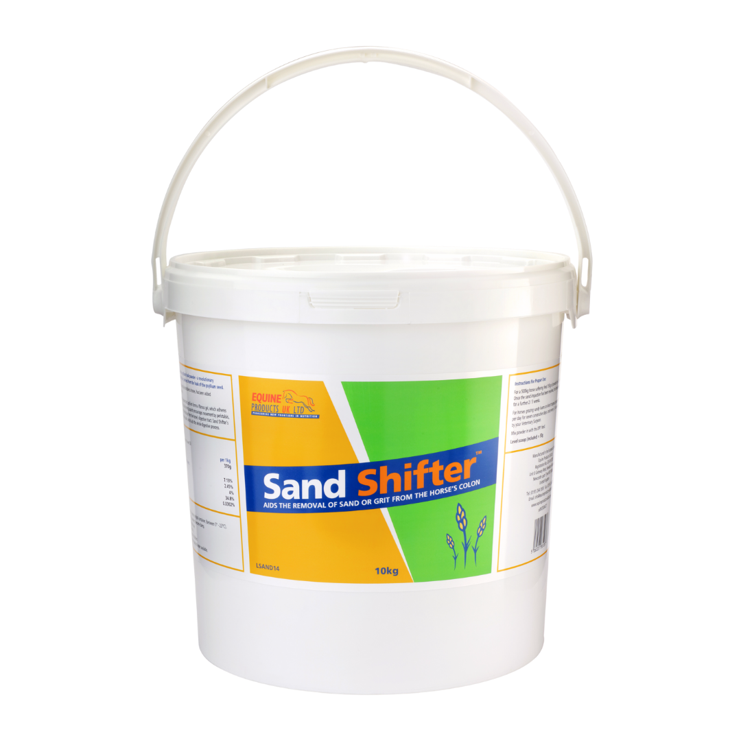 Sand Shifter – Forebygger Sandkolikk - psylliumkur som hjelper hesten å skille ut sand og jord