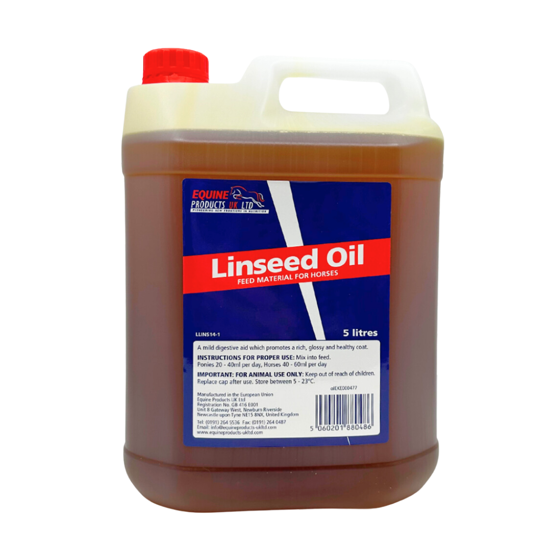 Linfrøolje 100 % – kaldpresset omega-3 for glansfull pels, sunn energi og godt hold